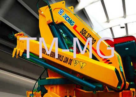 qualità  Durable XCMG Knuckle Boom Truck Mounted Crane 6300kg Safety For Mining Industry fabbrica